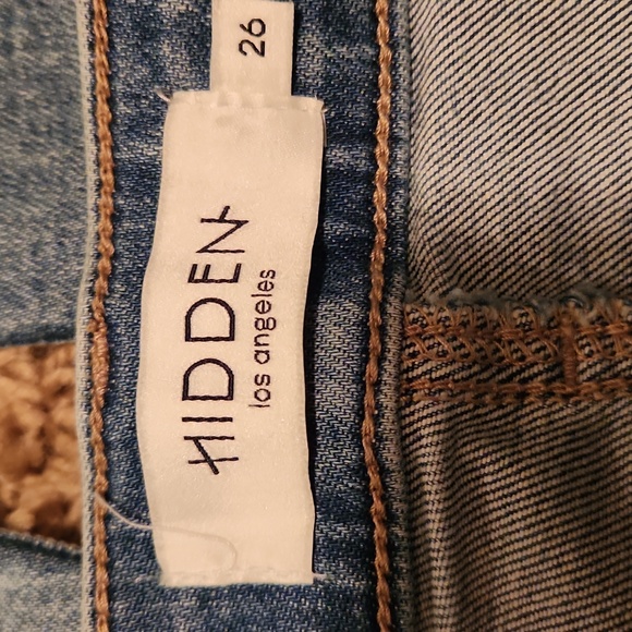 Hidden Distressed Blue Women's Flare Jeans Size 26 - Picture 8 of 10